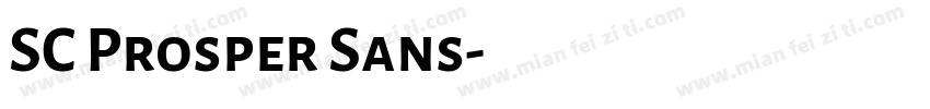 SC Prosper Sans字体转换